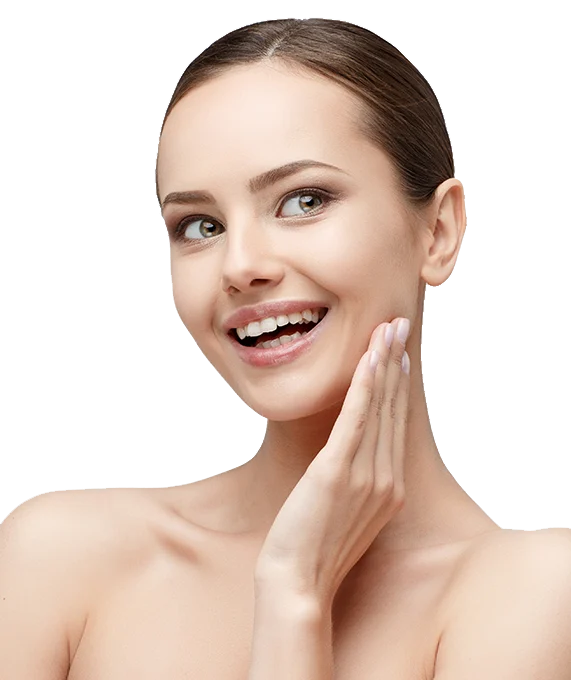 Healthy, glowing skin after dermatology care at Dermatome